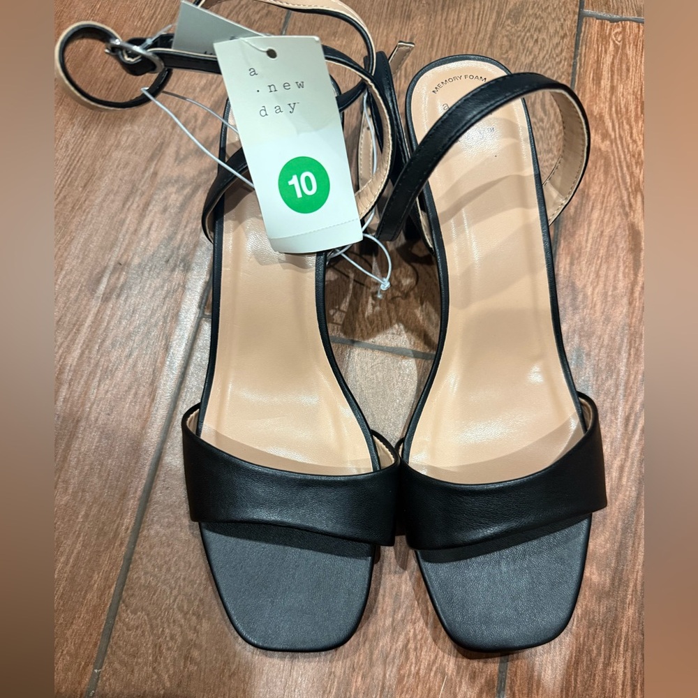 A New Day Black Women's Heel - NWT size 10